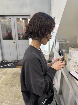 ヘアーワークスヴィクサス 諫早店(HAIR WORKS VIXUS) 【持永 早紀子】ボブパーマ