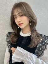 ロンドネートゥル 新潟(Lond naitre)&nbsp;ダークアッシュ/似合わせカット/レイヤーカット(新潟/万代）