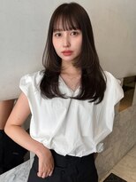 アクシス 栄店(`AXIS)&nbsp;馬渕ミルクティーブロンド/ダークブルー/デジタルパーマ/栄