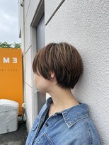 フレームプラス(FRAME plus) 白髪ぼかしハイライトショート