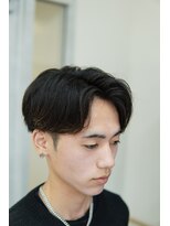 ブリードトウキョウ 亀戸店(BRYD TOKYO) 刈り上げフェードセンターパートニュアンスパーマ曲がる縮毛矯正