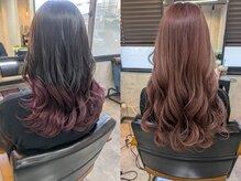 SLEEK【スリーク】【8月1日NEW OPEN(予定)】の雰囲気(デザインカラーも全体染めも◎透明感ピンクで上品な艶髪に♪)
