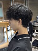 刈り上げ無し×マッシュスタイル