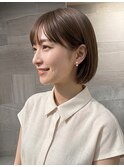 天王町で叶う/大人女性のおしゃれボブ♪　フェイスレイヤー