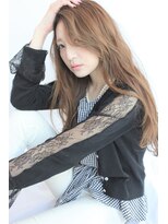 ルークス 中央林間(LOOOKS)&nbsp;ロングハイライトアッシュベージュカラー