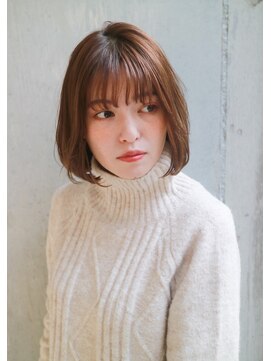 ダヴィン 中目黒(DaVin) 【DaVin中目黒】ナチュラルボブ　ことりベージュ