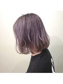 【liris】ワンカールボブフラッフィーボブ×ラベンダーグレー