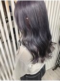 ブルージュカラー_マロンベージュ Aラインボブ かきあげ