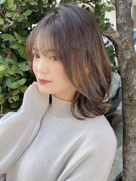 ローラン(ROULAND) 【池袋大人フェミニン】フェザーバングミディアム