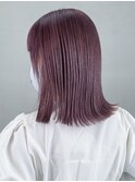 ラベンダーミディアースカラーくびれヘア_ba305941