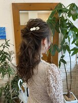 ヘアーアンドメイク エクリ 不動前店(Hair&Make equri)&nbsp;【目黒不動前】結婚式ヘアセット・ハーフアップ