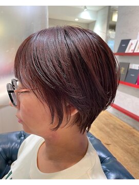 ヘアサロン アティリー(Hair Salon Attirer) 西梅田/ボブ/グレーベージュ/白髪ぼかし【Attirer飯田裕之】