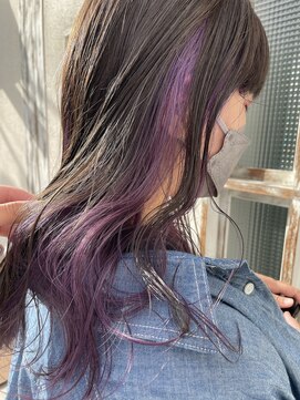 ジィップクリニカ(Zip clinica) ラベンダーインナーカラー　担当-木村優伽