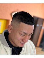 ピシャッとニ代目銀二郎&nbsp;クロップスキンフェード