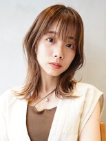 ニコ トウキョウ ヨコハマ(nico)&nbsp;ミディアムレイヤーカットボブウルフ/10代20代/インナーカラー