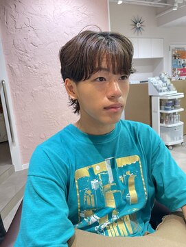 フェイス 石川町 (FACE) シースルーマッシュ × カルマパーマ