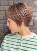 30代40代大人女性/前髪ありショートボブ/ショートヘア/髪質改善