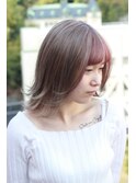 #インナーピンク #グレージュ #ケアブリーチ #ウルフ #韓国