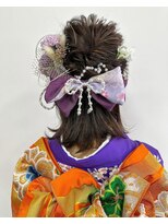 アヴァンス 北花田店(AVANCE)&nbsp;＊成人式SET/ボブハーフアップスタイル