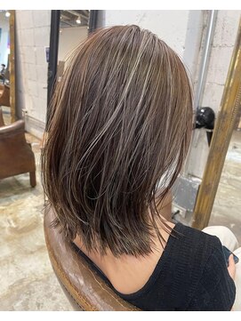 ノラ ヘアーサロン(NORA HAIR SALON) 【中迫】大人の上品なハイライトカラー白髪ぼかし