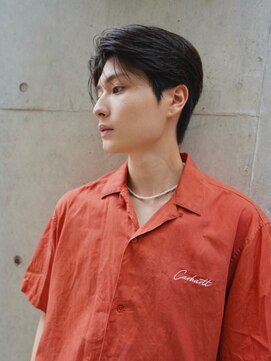 ニコ トウキョウ 渋谷(nico TOKYO) メンズ/センターパート/サイドグラデーション/ブラウンベージュ