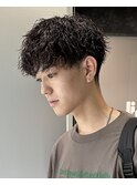 ツイストスパイラル 縦落ちパーマ 縦落ちツイスパ マッシュ 新宿