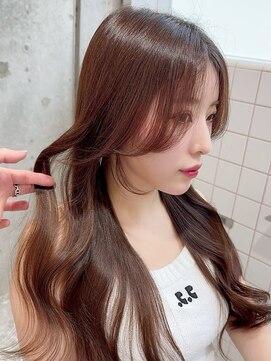 ルームバイシー 新宿(Loom. by Sea) 韓国風前髪×レイヤーカット【髪質改善/新宿/レイヤーカット】