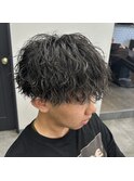 ツイスパ×マッシュスタイル