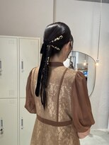 キチ(kici)&nbsp;タイトヘア/編みおろし/お呼ばれヘア