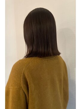 ボンド(hair salon bonD) ボブ+水素カラー(圧倒的艶感に20代～４０代に大好評）