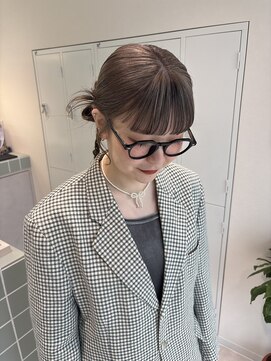 ネウィ 広島(newi) 韓国/カチモリ/ツインヘアアレンジ/ヘアセット/結婚式お呼ばれ
