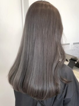 ディモアンド 表参道(Dimo&) x透明感カラー/イメチェン/ホワイトブロンド/外ハネボブ/美髪