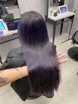 ラックスビールーチェ 沖縄那覇イオンモール店(LUXBE LUCE) 韓国風/うる艶/ハイトーンカラー/スモーキーバイオレット