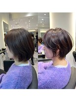 バンプ ギンザ(BUMP GINZA) 30代40代50代絶壁解消前髪あり小顔前下がりショートボブ