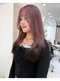 【sakina指名】ピンクベージュ/ブリーチカラー/デザインカラー