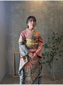 お振袖のお着付け