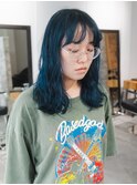 高発色ダブルカラーネイビーブルー