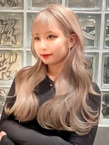 ロンド ジュルード 名古屋(Lond jeloud)&nbsp;ブロンドミルクティー×レイヤースタイル