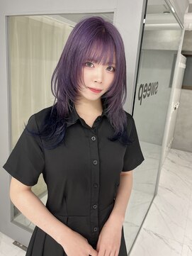 スウィープ(sweep) レイヤーカット×デザインカラー☆