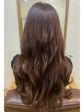 ラグヘアーワークス(LAG HAIR WORKS) 艶マロンブラウンカラー♪