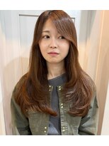 カミエ(kamie)&nbsp;＊ナチュラルレイヤー／髪質改善／ベージュ／顔周り／上田一眞