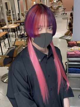 デザイン派手髪 ハイトーン デザインカラー