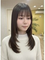 ジーナ 渋谷 表参道(JINA)&nbsp;大人レイヤーカット/ハッシュカット/前髪あり/20代30代