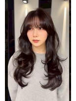 ハオ(hao)&nbsp;【hao渋谷】アッシュブラウン×バタフライカット