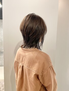 ハチ上レイヤーでひし形ミディアム