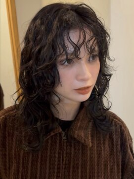 ノットバイベル 大宮(knot by belle) ◎パーマ/黒髪/小顔/冬ヘア/秋カラー/ウルフ/ミディアム/大宮駅