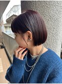 大人可愛い王道ミニボブ20代30代40代50代/小顔見えミニボブ
