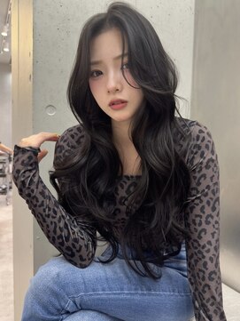 HARVEY 大宮店【ハーヴィー】【2月28日オープン(予定)】 ロングレイヤー カーテンバング グレージュ 韓国風〔MIKA〕