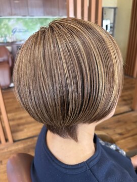 ヘアースタジオ グロース(HAIR STUDIO growth) ウィービングブリーチ+カラー＋カット＋トリートメント