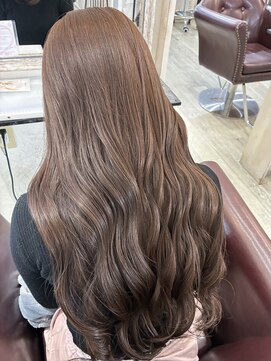 グレイス ヘア デザイニング(GRACE hair designing) ▼初カラー×明るめオリーブベージュ▼